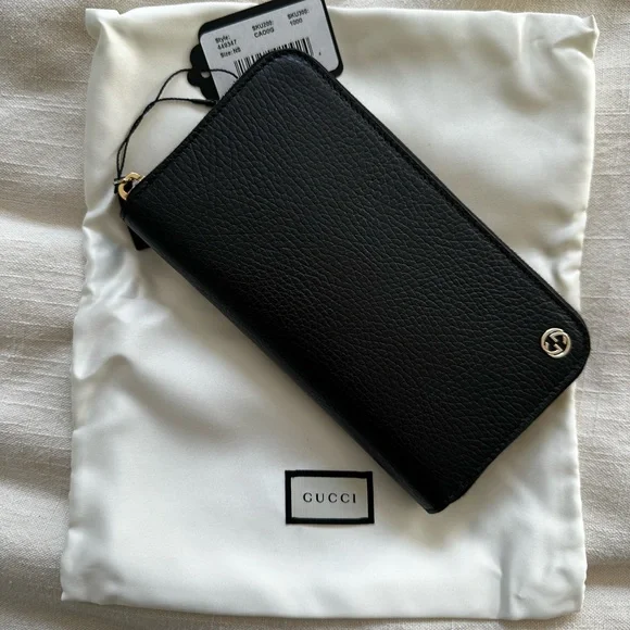 NEVER used before Gucci Marmont Leather zip around wallet - Picture 1 of 9